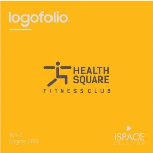 Health Square Fitness Club UAE - Logo Design | Ispace Creation Palakkad